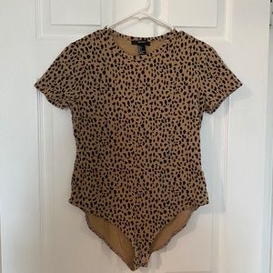 Cheetah Print Body Suit